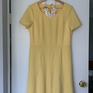 Talbots dress, Size 10, yellow